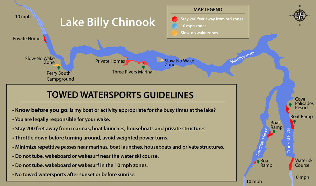 Lake Billy Chinook Map